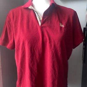 Burberry Red Polo